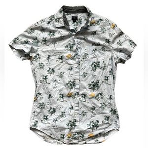 J Crew printed short sleeve polo size small